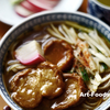 仙台麩のカレー南蛮蕎麦