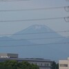 富士山の残雪