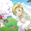 イラスト_すぐに旅に出たい花嫁(ドラクエV30周年)