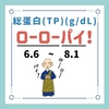 総蛋白(TP)(g/dL)のゴロ（覚え方）