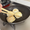 焼きおにぎりを作りながら「けいらん」を攻める策を練る