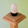 木製灯篭の電球は交換できます　このようにね