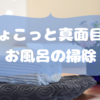 年を越す前に！ちょこっと真面目にお風呂のお掃除。