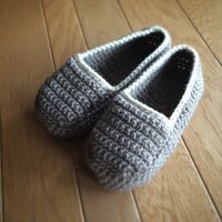 簡単ルームシューズの編み図 作り方まとめ かぎ編みで雑貨を作るひとhime Himaのブログ