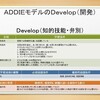 Ｄｅｖｅｌｏｐ（開発）　知的技能・弁別