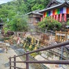 湯の峰温泉湯筒でカップヌードル！？