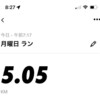 泳いでから...。
