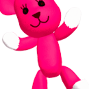 ピンク クマ キャラクター