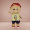 【Blender】キューピーちゃんに服を着せる
