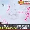 スプレーで樹氷に落書きされた事件の感想