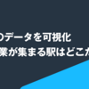 estie のデータを可視化 〜IT 企業が集まる駅はどこだ〜