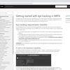 MRTK v2のドキュメントを少しずつ読み解く MRTKでアイトラッキングを開始する