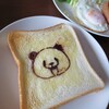 ココアを使って、今度は食パンにお絵かき！！続、切り絵シリーズ