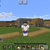 iPod touch（第六世代）で『Minecraft: Pocket Edition』をプレイ中