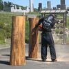 気仙沼の神社奉納用彫刻　始まりました。