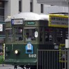 広島電鉄570形電車“582号車”と“くまぴー”を見に行く{2010/07/02}