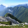 2023/7/29～7/30 早川尾根を歩こう（鳳凰三山・甲斐駒ヶ岳）：２日目　早川尾根小屋から甲斐駒ヶ岳、尾白に下山