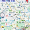 地図アプリに見る江戸城