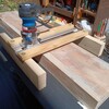 【木工DIY】③トリマーで一枚板の表面を平らにする