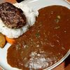 札幌市　E-ito CURRY　BIVI新さっぽろ店　/　ハンバーグの存在感