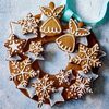 gingerbread wreath  クッキーでリース♪　（写真追加）