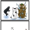 『ほら、ここにも猫』・第387話「黒色に変化の術」（Transform） 