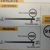 第244回TOEIC L&Rテスト公式認定証届く