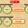 超初心者のための「continue」 &「break」そして「pass」