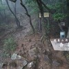 桐生駅～トンビ岩付近(雨の中の桐生吾妻山1)