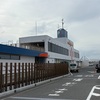 阪神高速中島PAから舞洲、そして万博会場の夢洲を望む