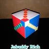 ルービックキューブで模様を作りました！　Rubik's Cube art design