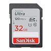 【 サンディスク 正規品 】 SDカード 32GB SDHC Class10 UHS-I 読取り最大120MB/s SanDisk Ultra SDSDUN4-032G-GHENN エコパッケージ