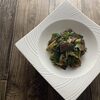 鶏レバーとネギニラ炒め