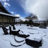 雪の日の圓光寺から。