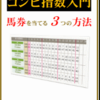 コンピ指数の知識が深まる競馬予想教材