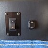 ハイエース キャンピングカー DC12Vポータブル電源充電用回路にスイッチを追加