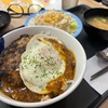 どんぶり飯にハンバーグと目玉焼きってこういうのがいいんだよ！！松屋新商品『エッグハンバーグ丼』を大盛りで！！
