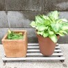 ステンレス製フラワースタンドの自作 (植木鉢用の下敷き DIY)