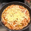 桜も見納め、お花見がてら動物病院へ。残り物のパスタのリメイクレシピとおやつのロールケーキ。