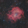 ばら星雲(NGC2237)を薄曇りの光害地から