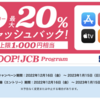 JCBカード、Appleメディアサービス利用で最大20％還元！AppleアカウントチャージもOK【1/15まで】