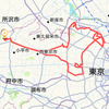 ロードバイクで板橋熊野神社（鯉のぼり）へ　その１