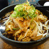 今日のお食事　すた丼屋の肉盛りすたみな麺