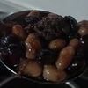 北海道産 黒豆　大豆とコラボさせてミンチと煮てみました。
