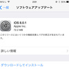 iOS8.0.1が配信開始〜HealthKit、他社製キーボード、SMS/MMS、簡易アクセス機能など複数の機能改善やバグ修正【問題発生で公開停止】