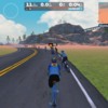 選抜ロード観戦とZwift 665 Sand and Sequoias