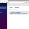 Blazor WebAssembly をさわってみた