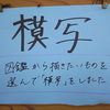 作品展示 → 図鑑を使って模写　その1