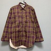 ENGINEERED GARMENTS Work Shirt – Printed Plaid Purple×Green