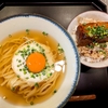UTB （ウドン ザ バース）@築地市場（月見山かけうどん（冷）＋煮豆腐ごはん）